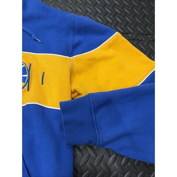Rare VTG Adidas Golden State Warriors Button Hoodie Sz XL NBA curry butler - Picture 6 of 11